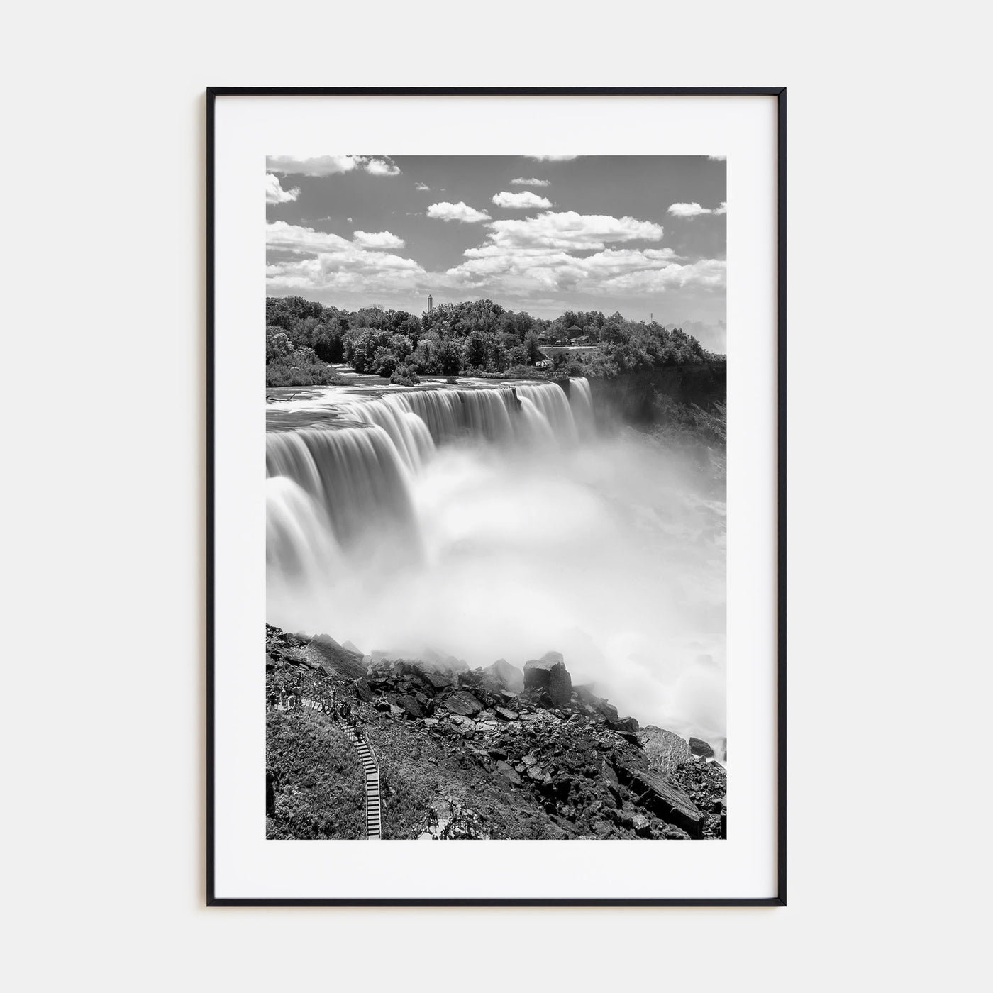 Niagara Falls, North America Photo B&W Poster
