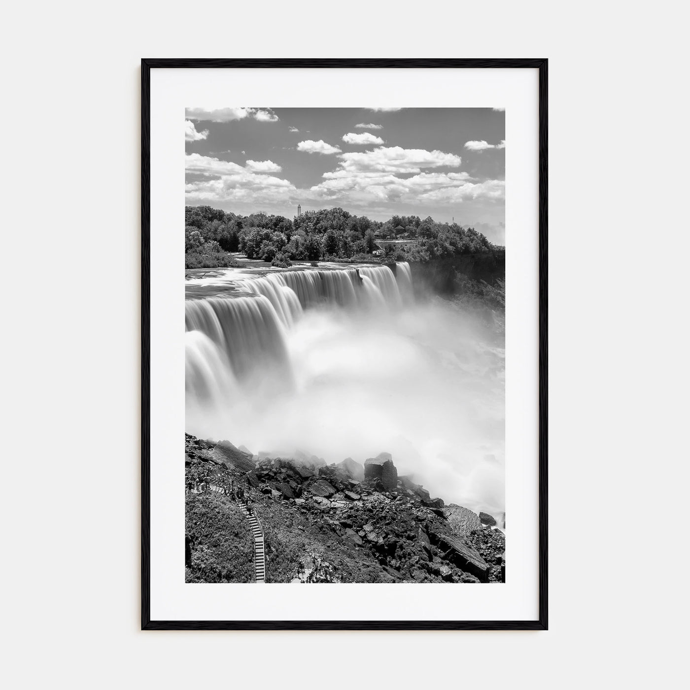 Niagara Falls, North America Photo B&W Poster
