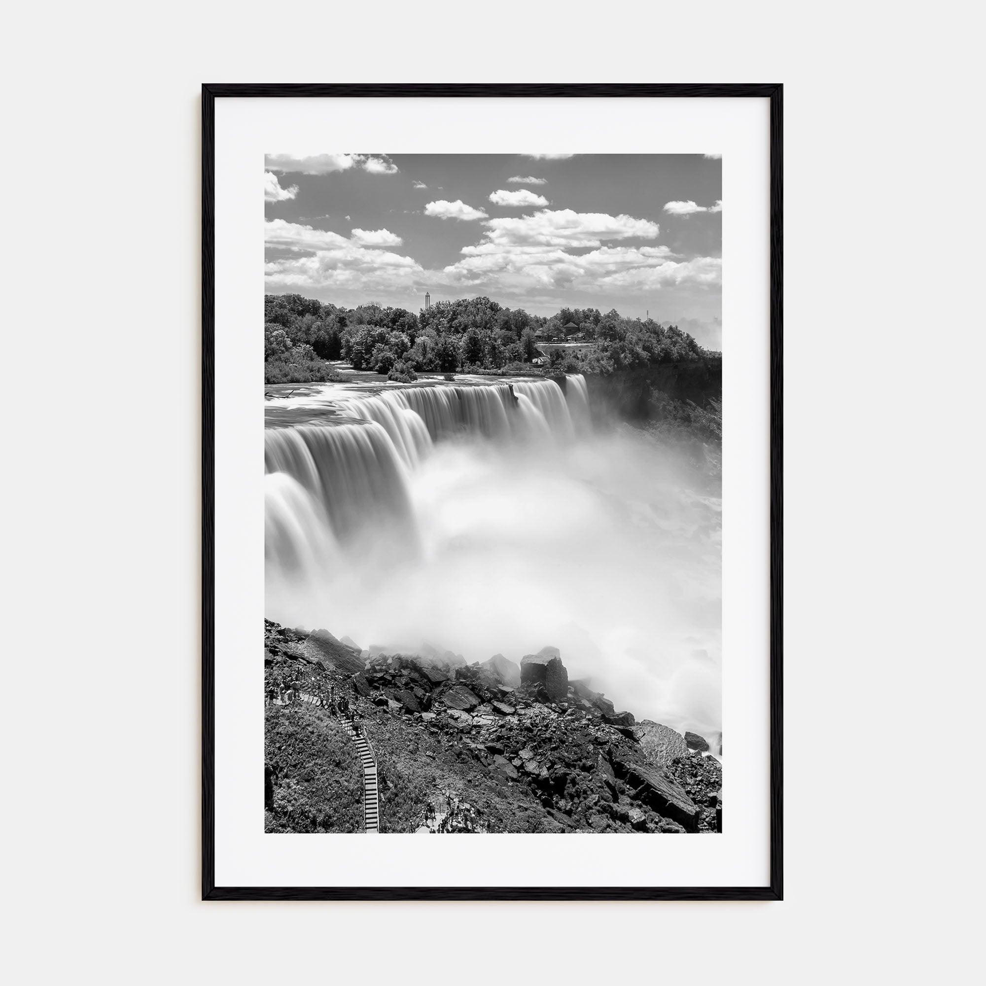 Niagara Falls, North America Photo B&W Poster