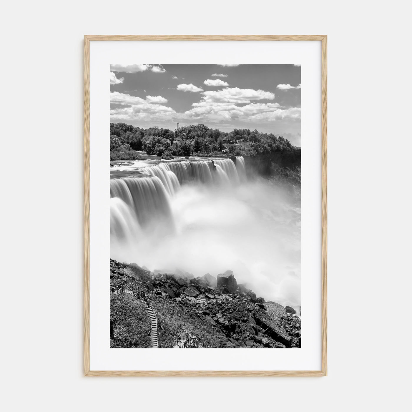 Niagara Falls, North America Photo B&W Poster