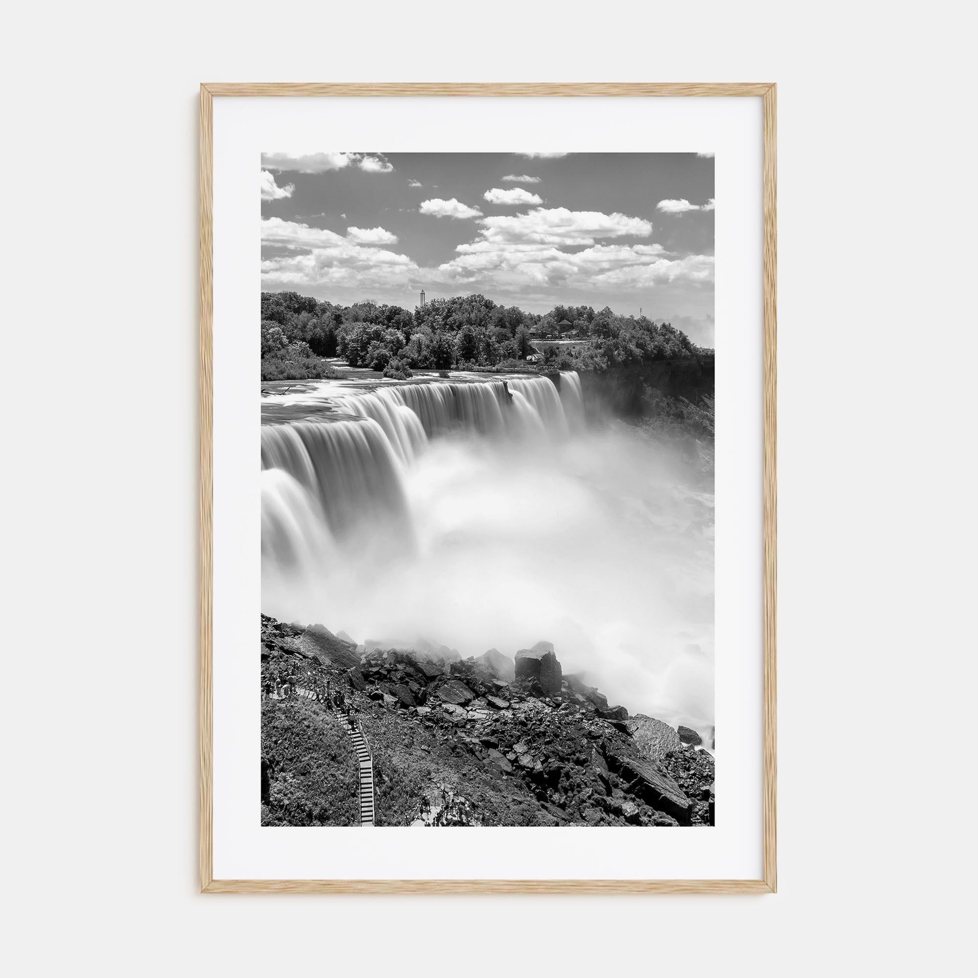 Niagara Falls, North America Photo B&W Poster