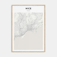 Nice Map Portrait Poster
