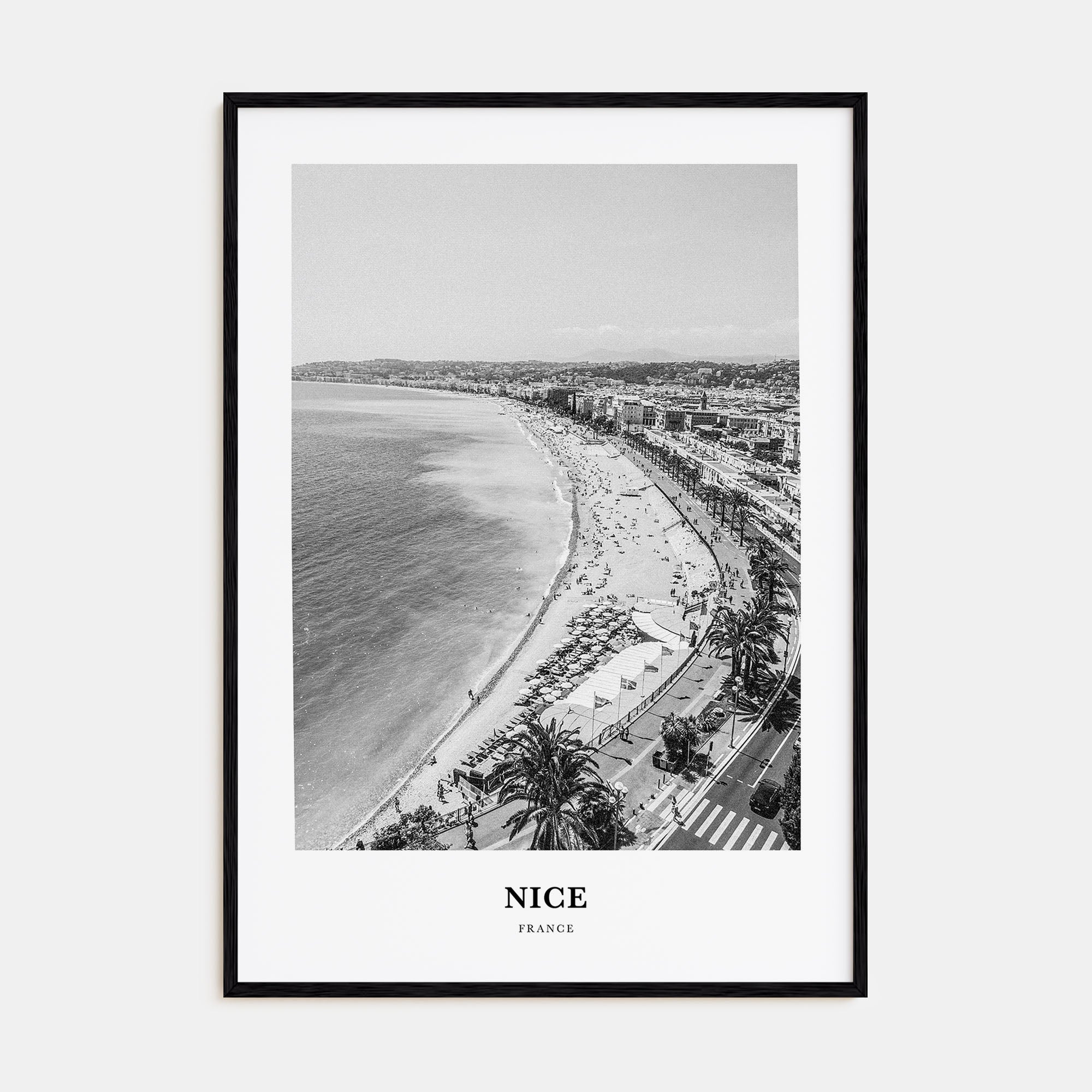 Nice Portrait B&W Poster