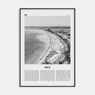 Nice Travel B&W Poster