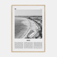 Nice Travel B&W Poster