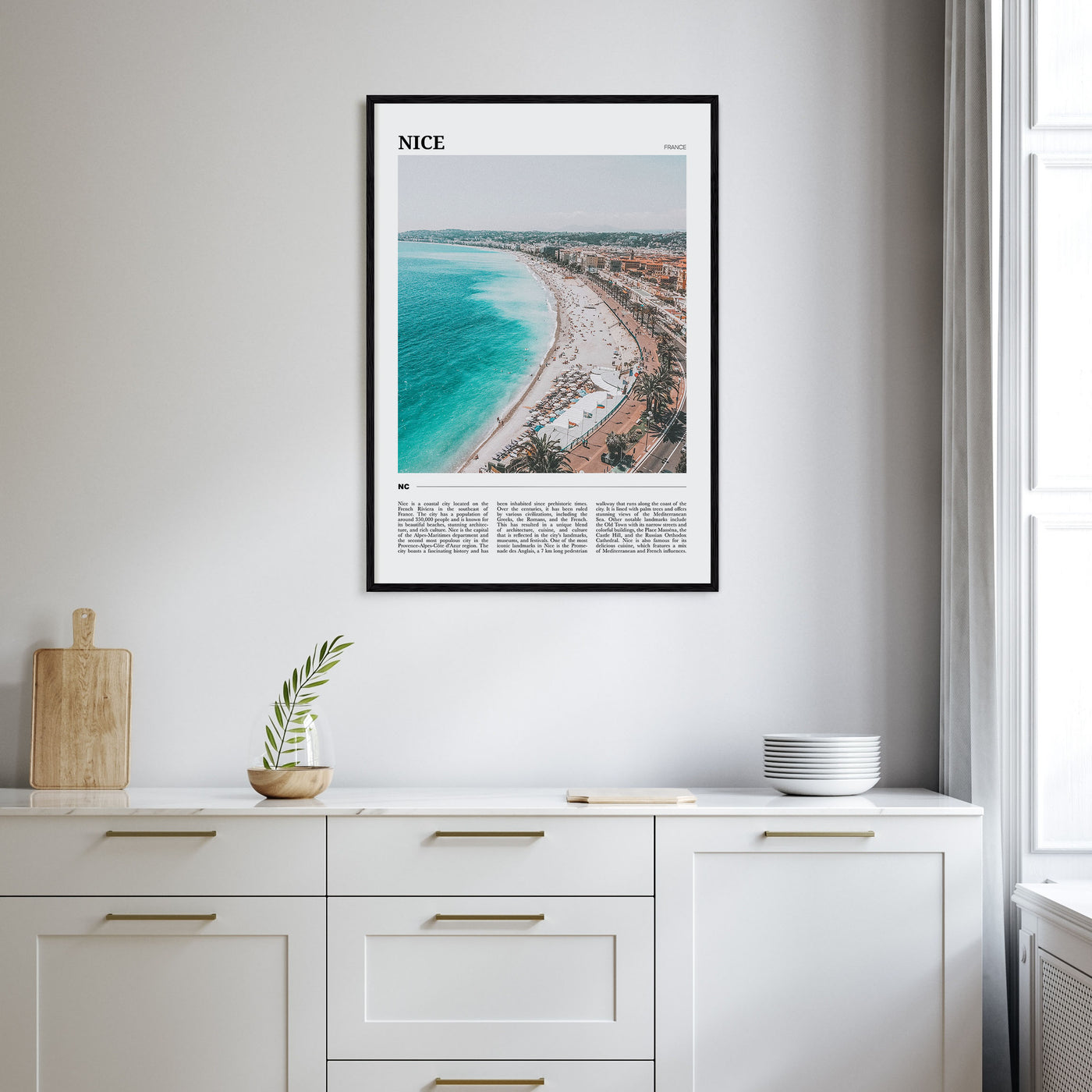 Nice Travel Color Poster