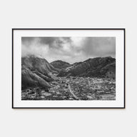 Nigeria Landscape B&W Poster