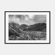 Nigeria Landscape B&W Poster