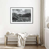 Nigeria Landscape B&W Poster