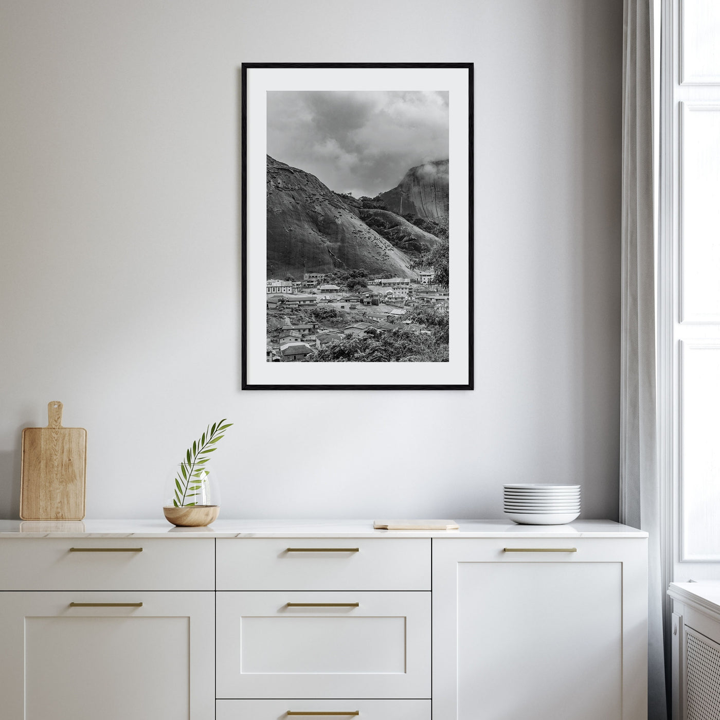 Nigeria Photo B&W Poster