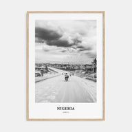 Nigeria Portrait B&W No 3 Poster