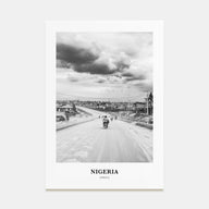 Nigeria Portrait B&W No 3 Poster