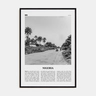 Nigeria Travel B&W No 1 Poster