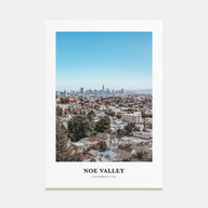 Noe Valley Portrait Color Poster