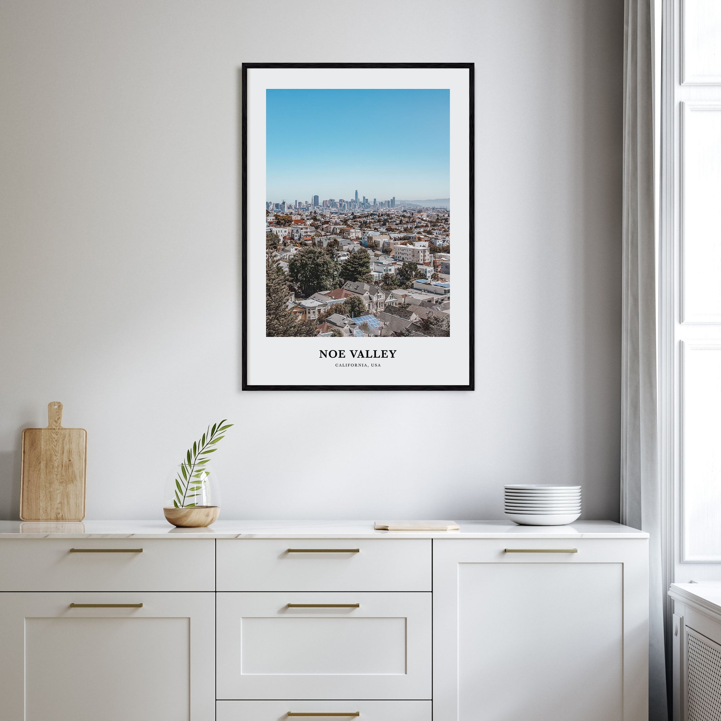 Noe Valley Portrait Color Poster