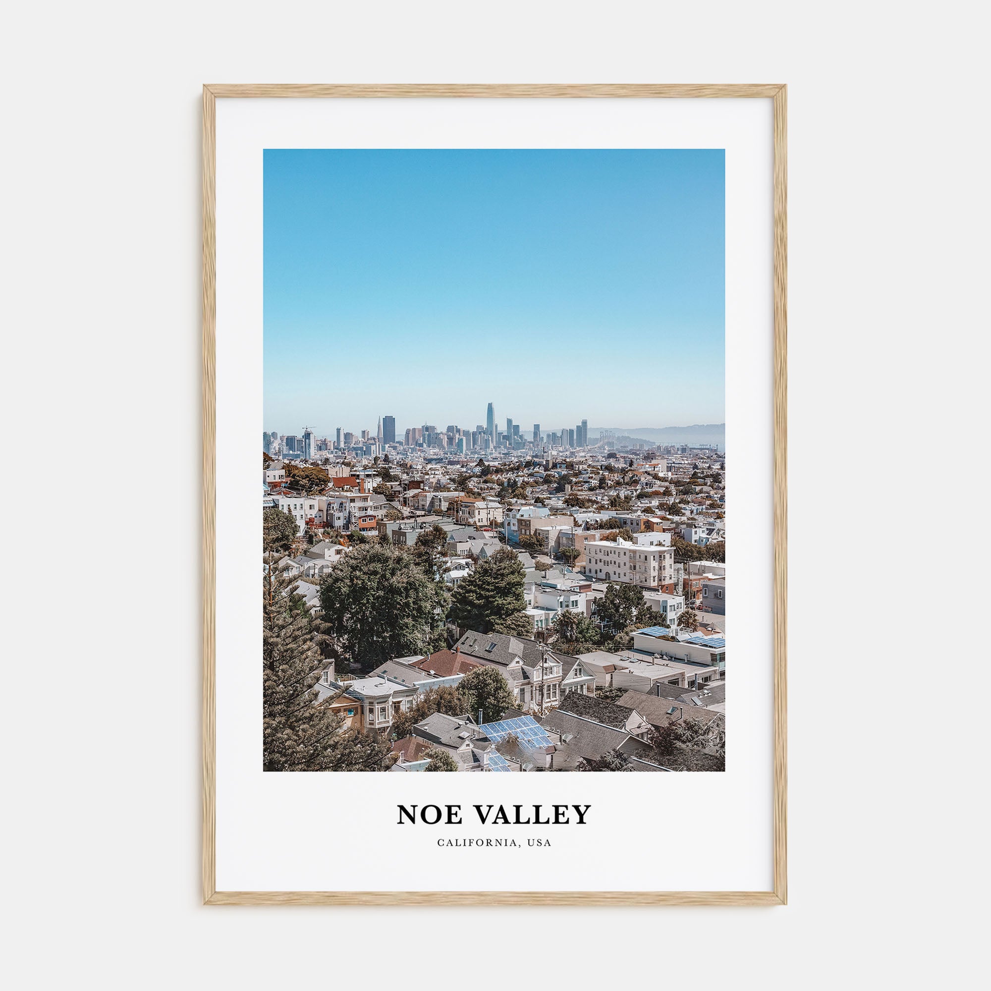 Noe Valley Portrait Color Poster
