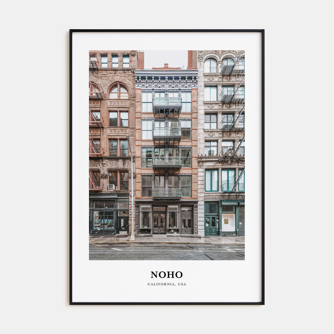 NoHo Portrait Color Poster