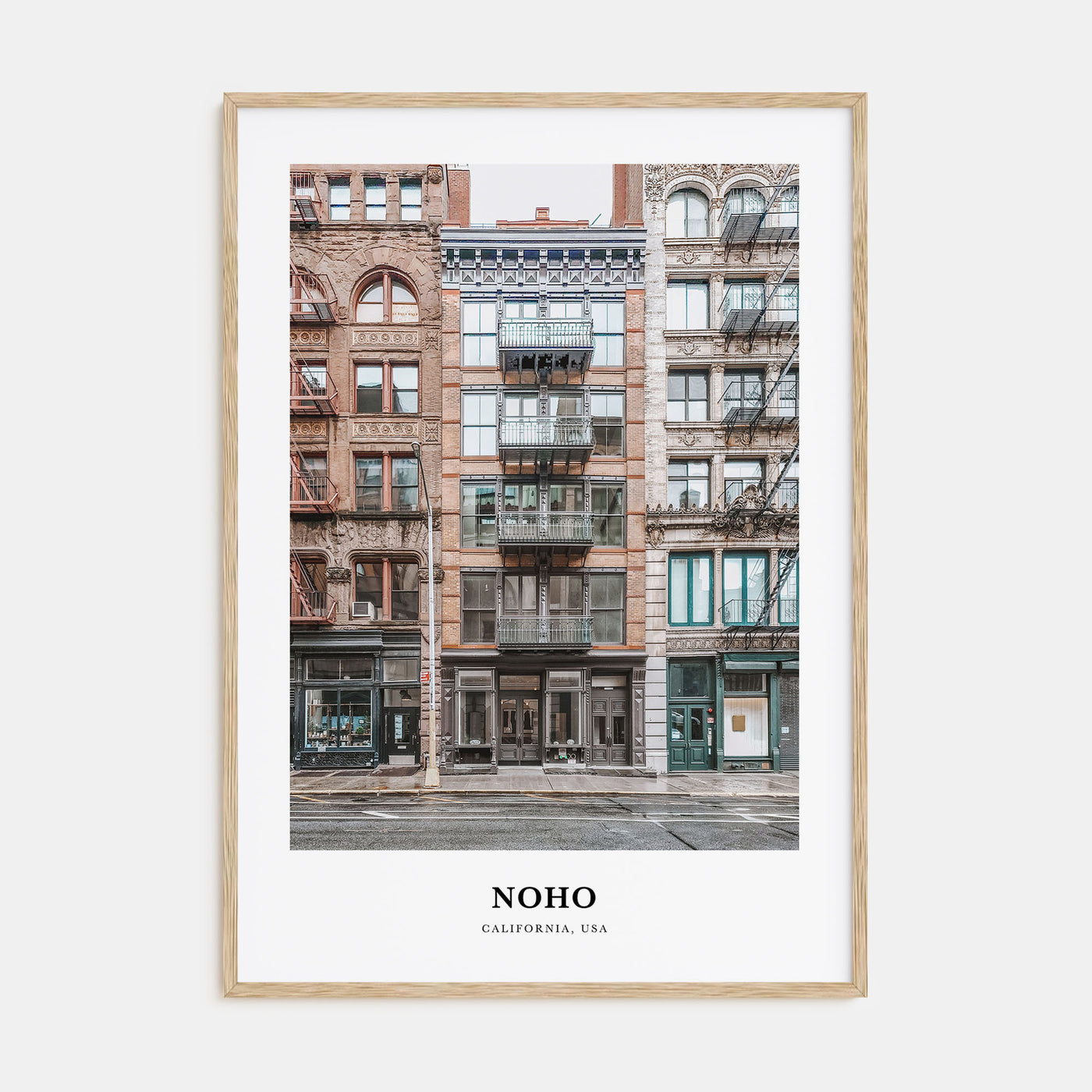 NoHo Portrait Color Poster