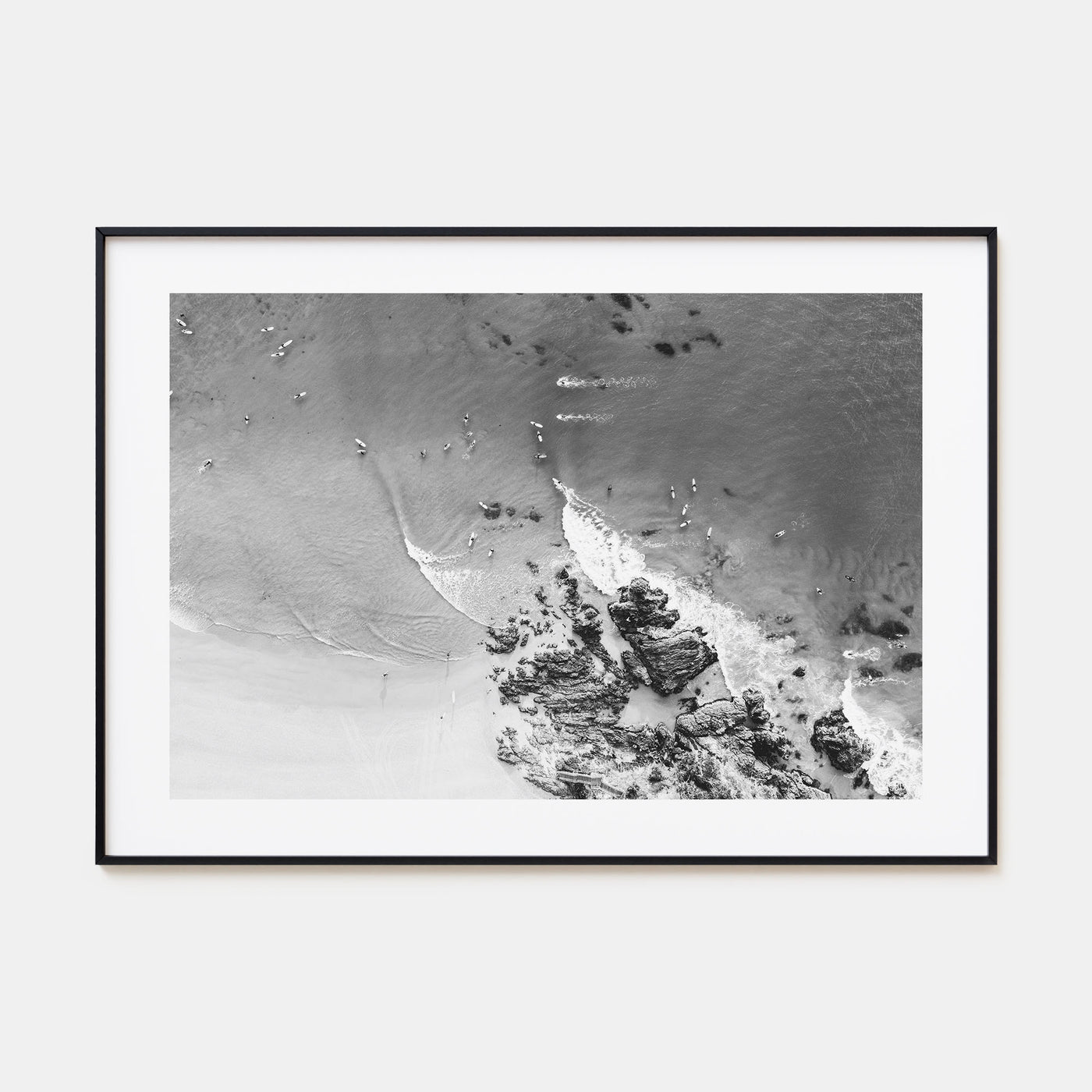 Noosa Heads Landscape B&W Poster