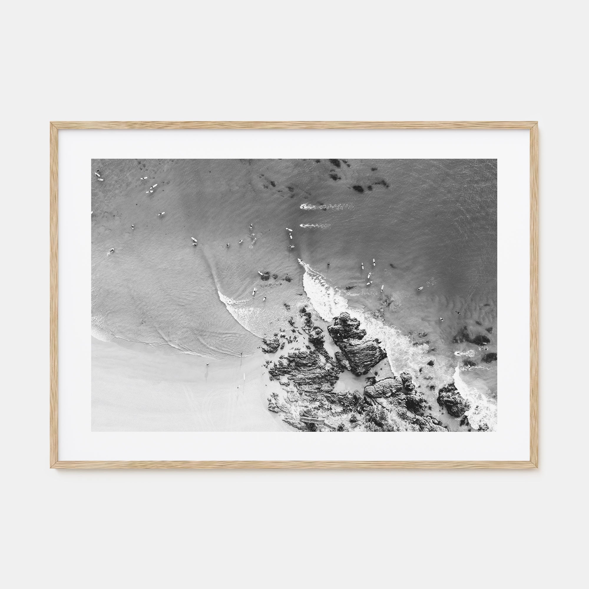 Noosa Heads Landscape B&W Poster