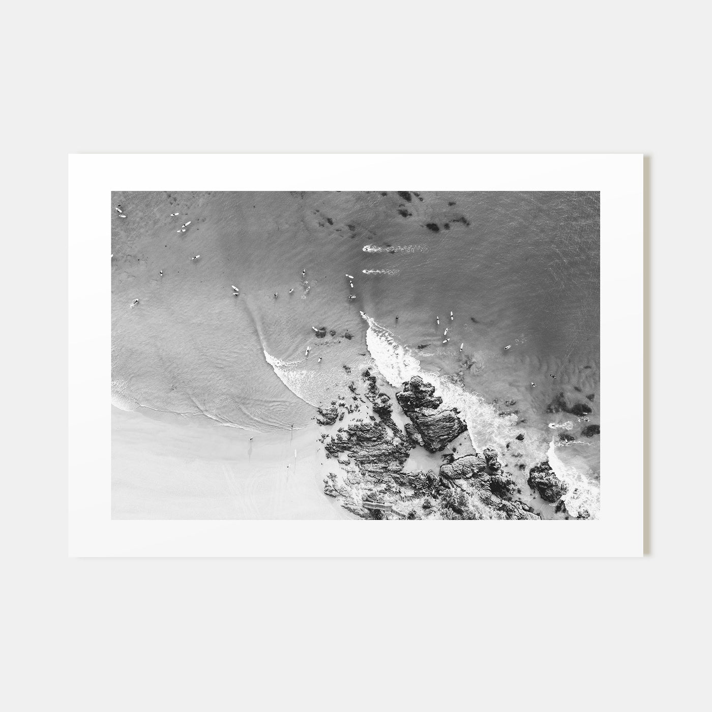 Noosa Heads Landscape B&W Poster