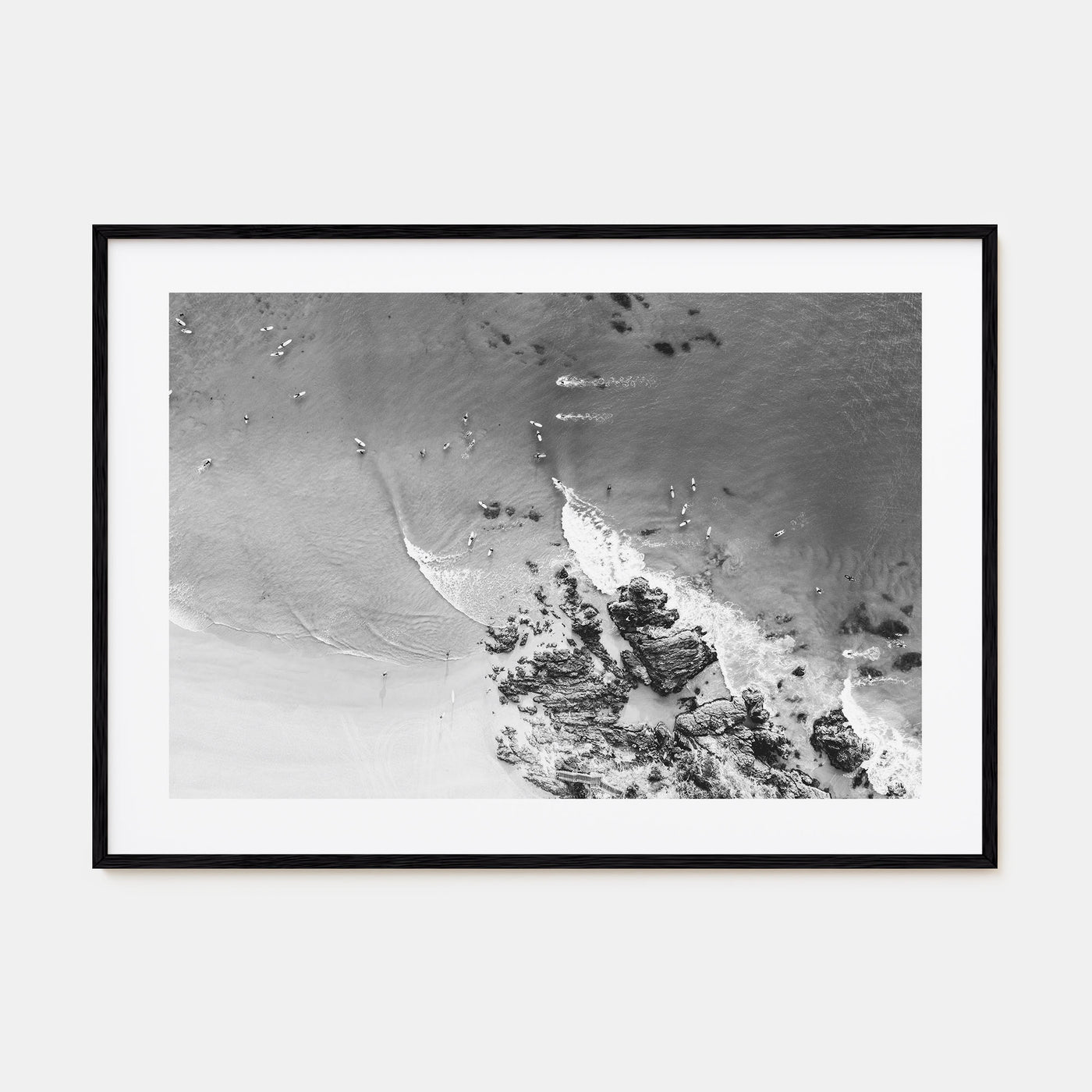 Noosa Heads Landscape B&W Poster