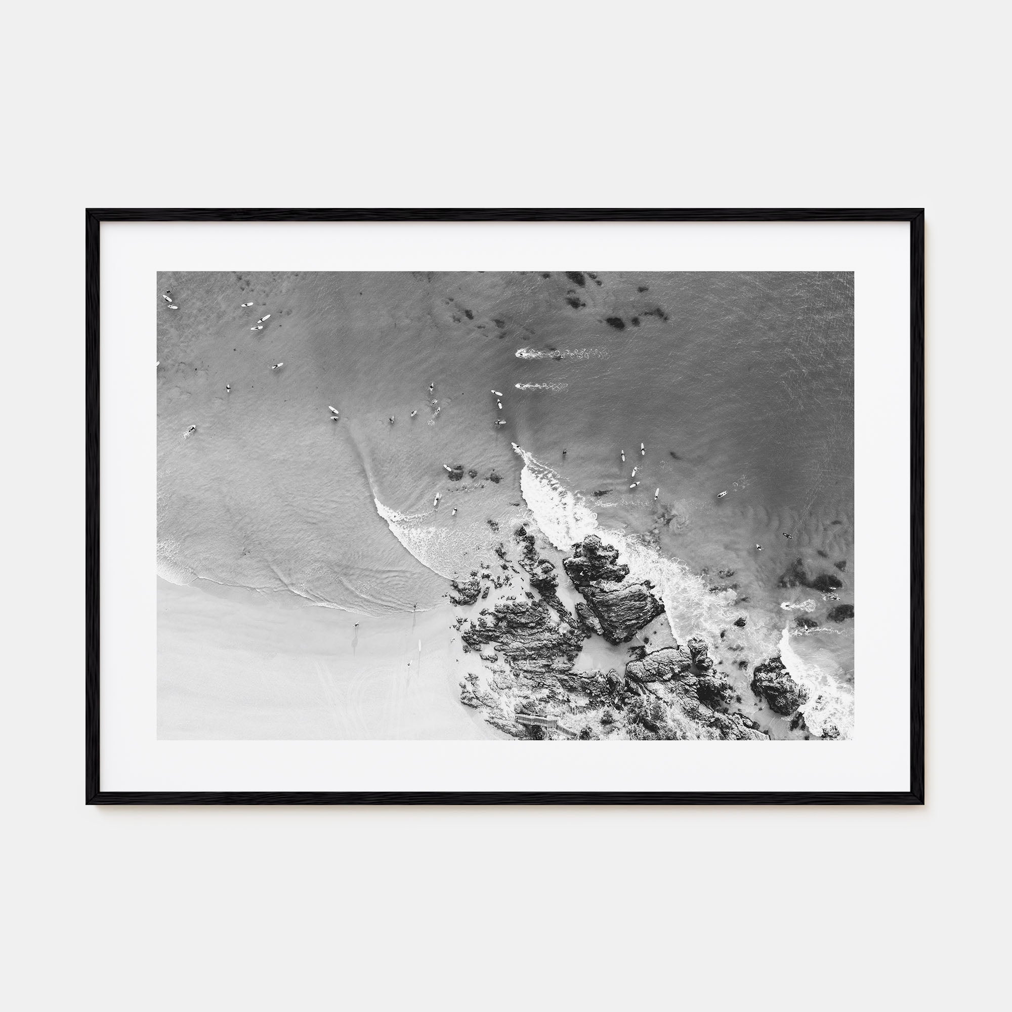 Noosa Heads Landscape B&W Poster