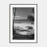 Noosa Heads Photo B&W Poster
