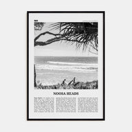 Noosa Heads Travel B&W No 1 Poster