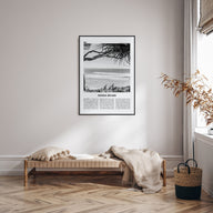 Noosa Heads Travel B&W No 1 Poster