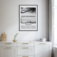 Noosa Heads Travel B&W No 1 Poster
