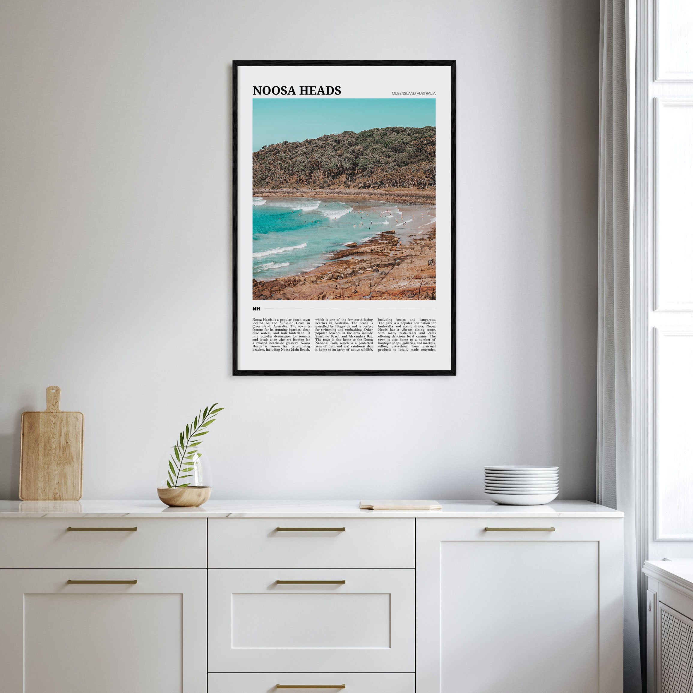 Noosa Heads Travel Color Poster