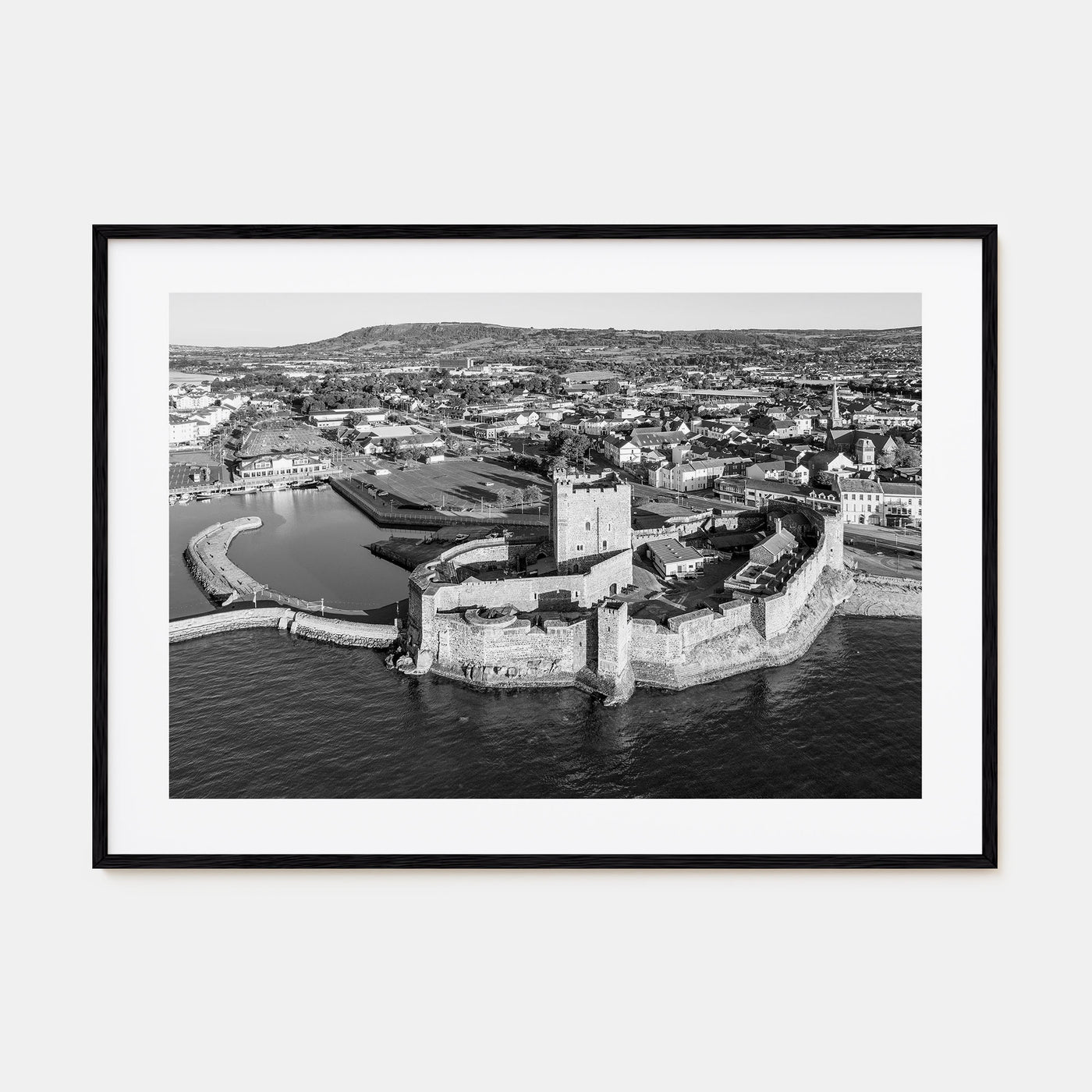 Norman Landscape B&W Poster