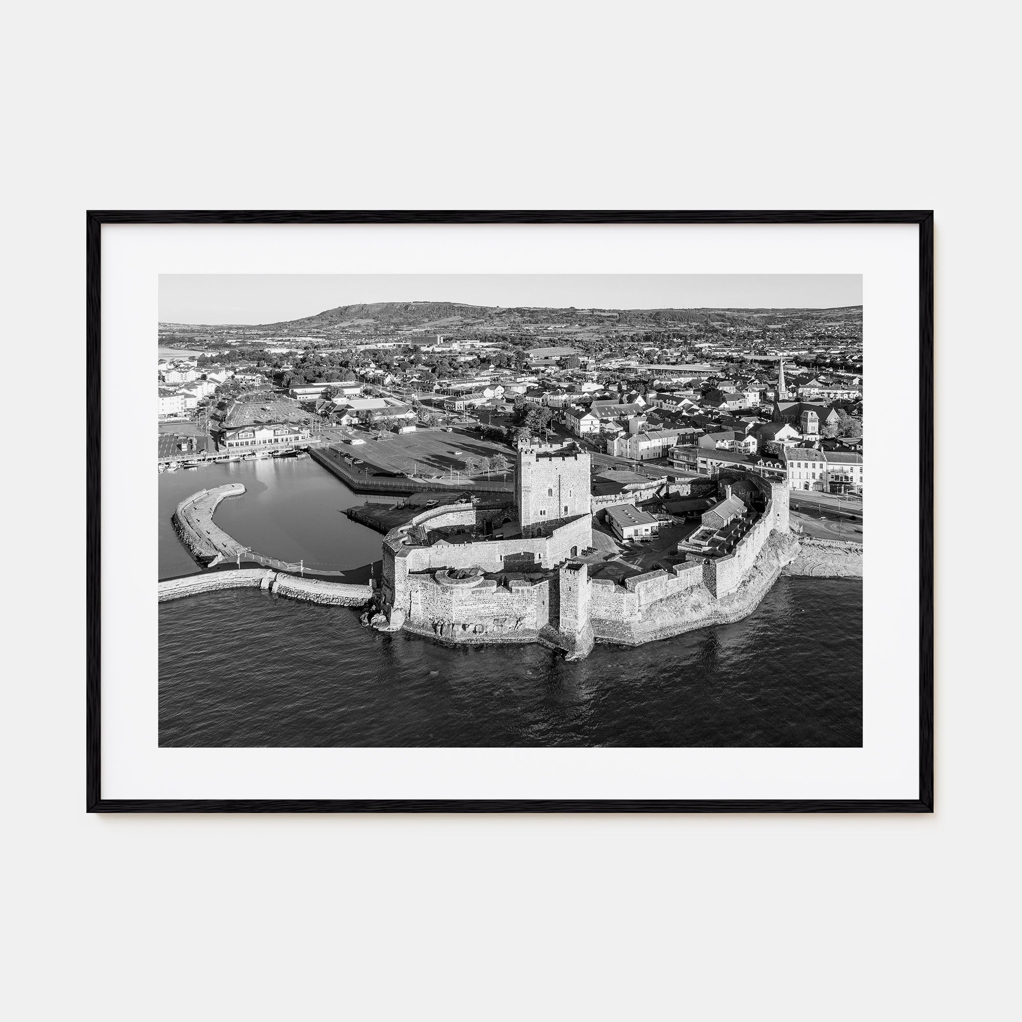 Norman Landscape B&W Poster