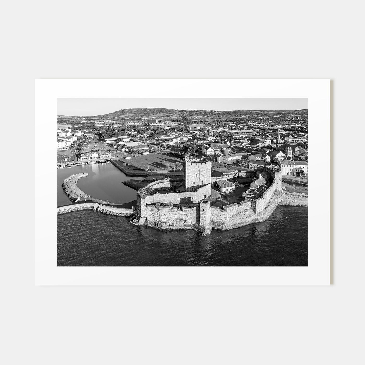 Norman Landscape B&W Poster