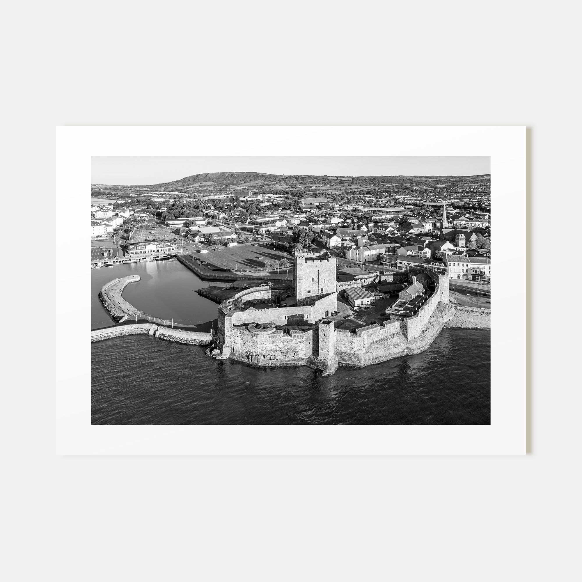 Norman Landscape B&W Poster