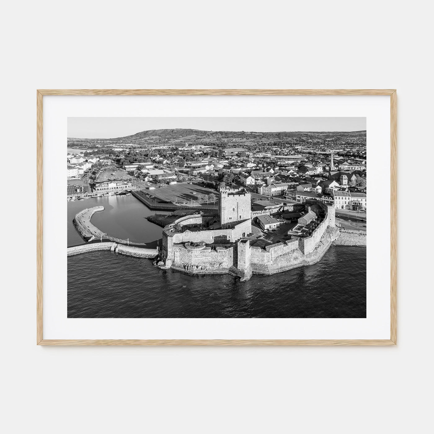 Norman Landscape B&W Poster