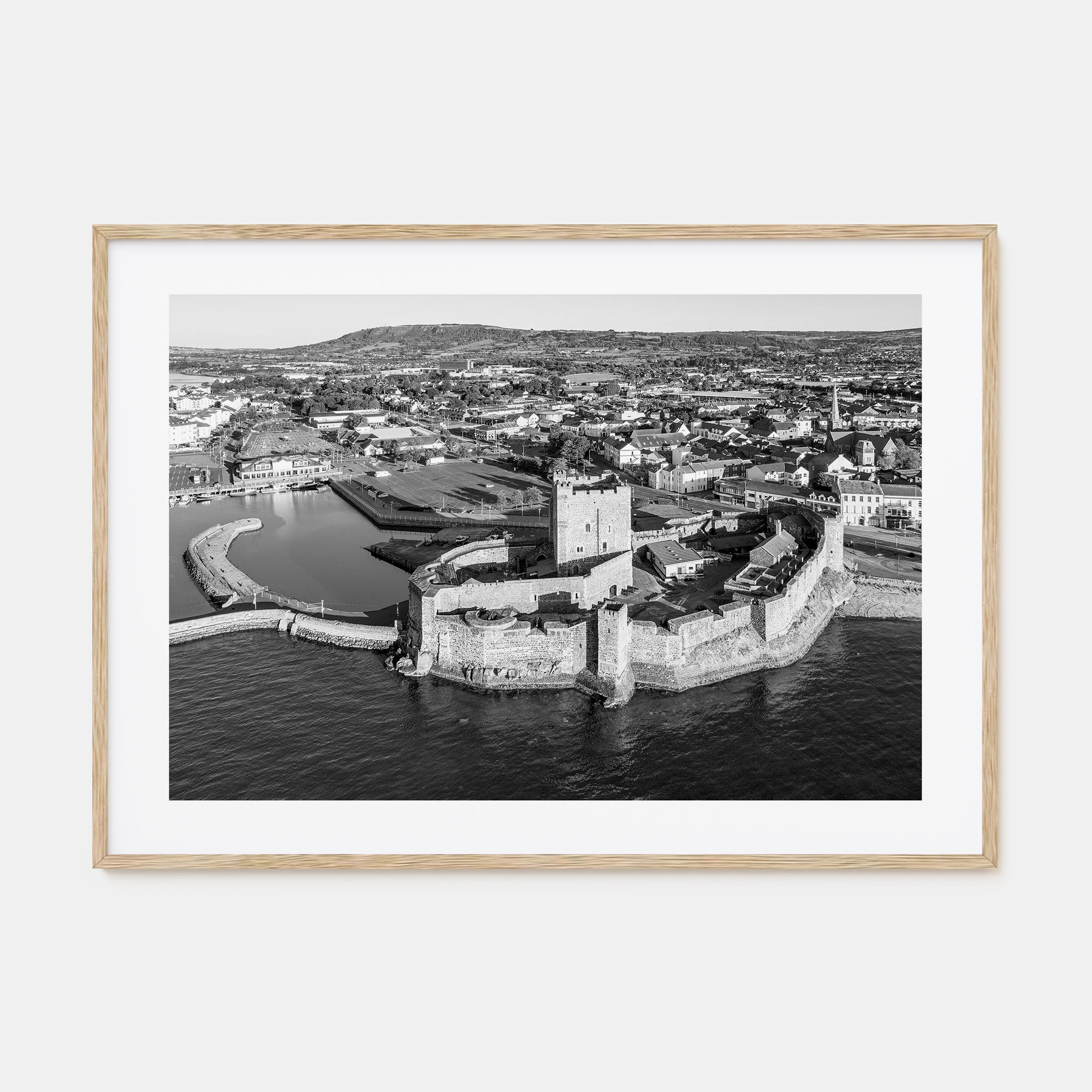 Norman Landscape B&W Poster