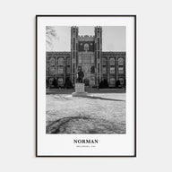 Norman Portrait B&W Poster