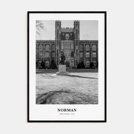 Norman Portrait B&W Poster