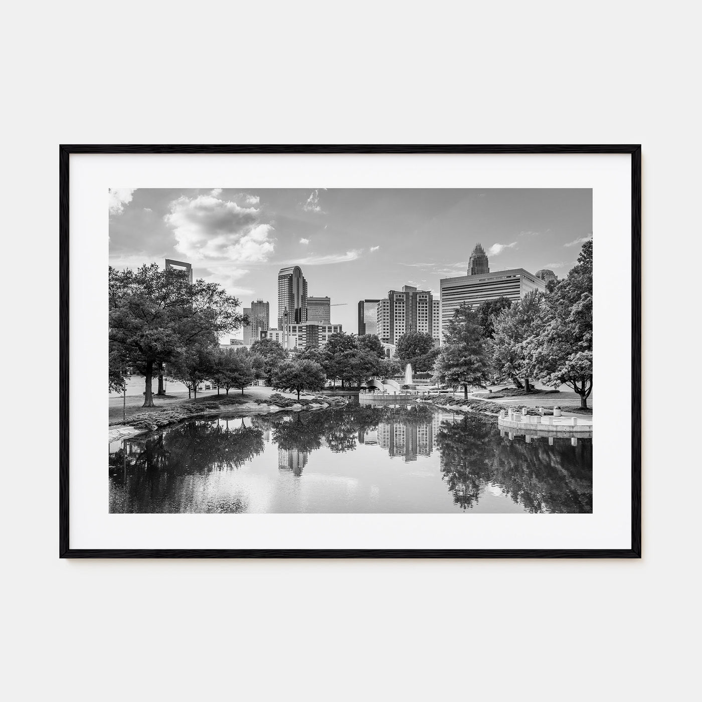 North Carolina Landscape B&W Poster