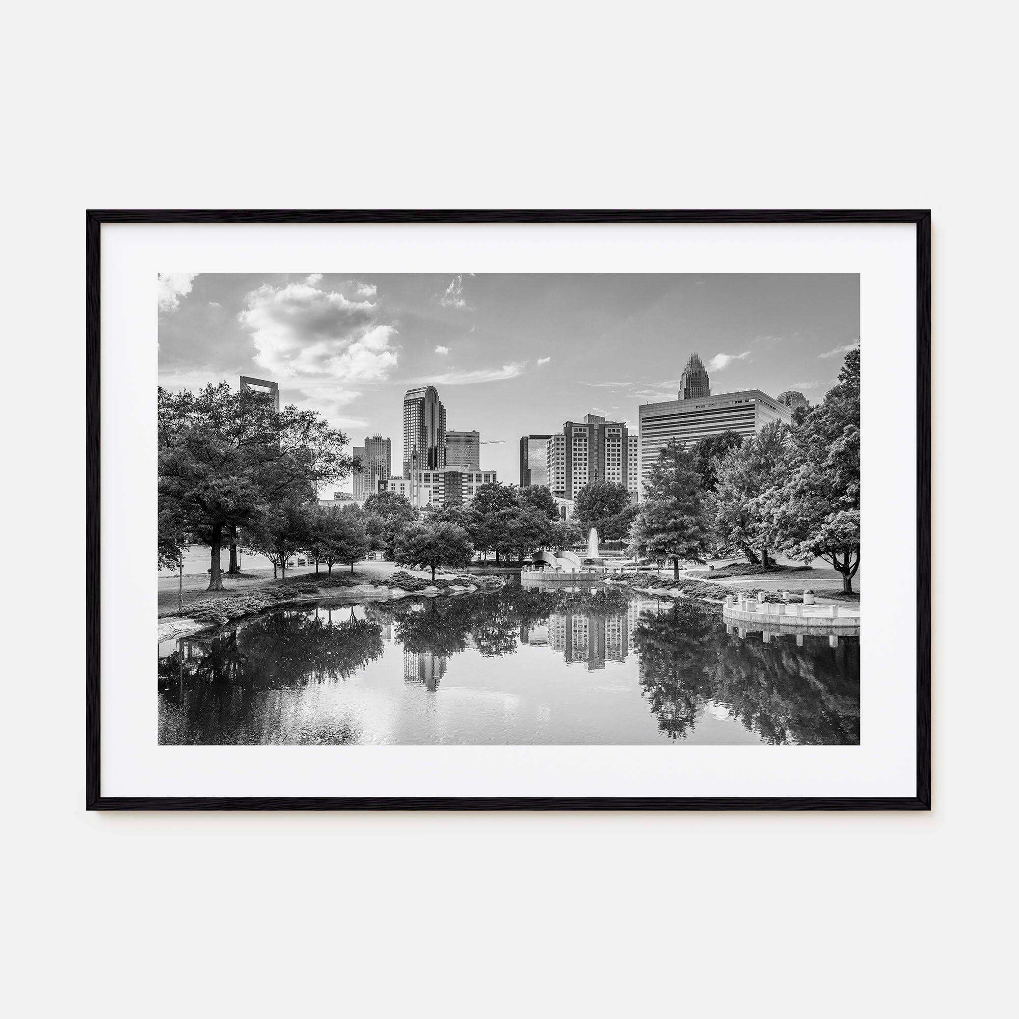 North Carolina Landscape B&W Poster