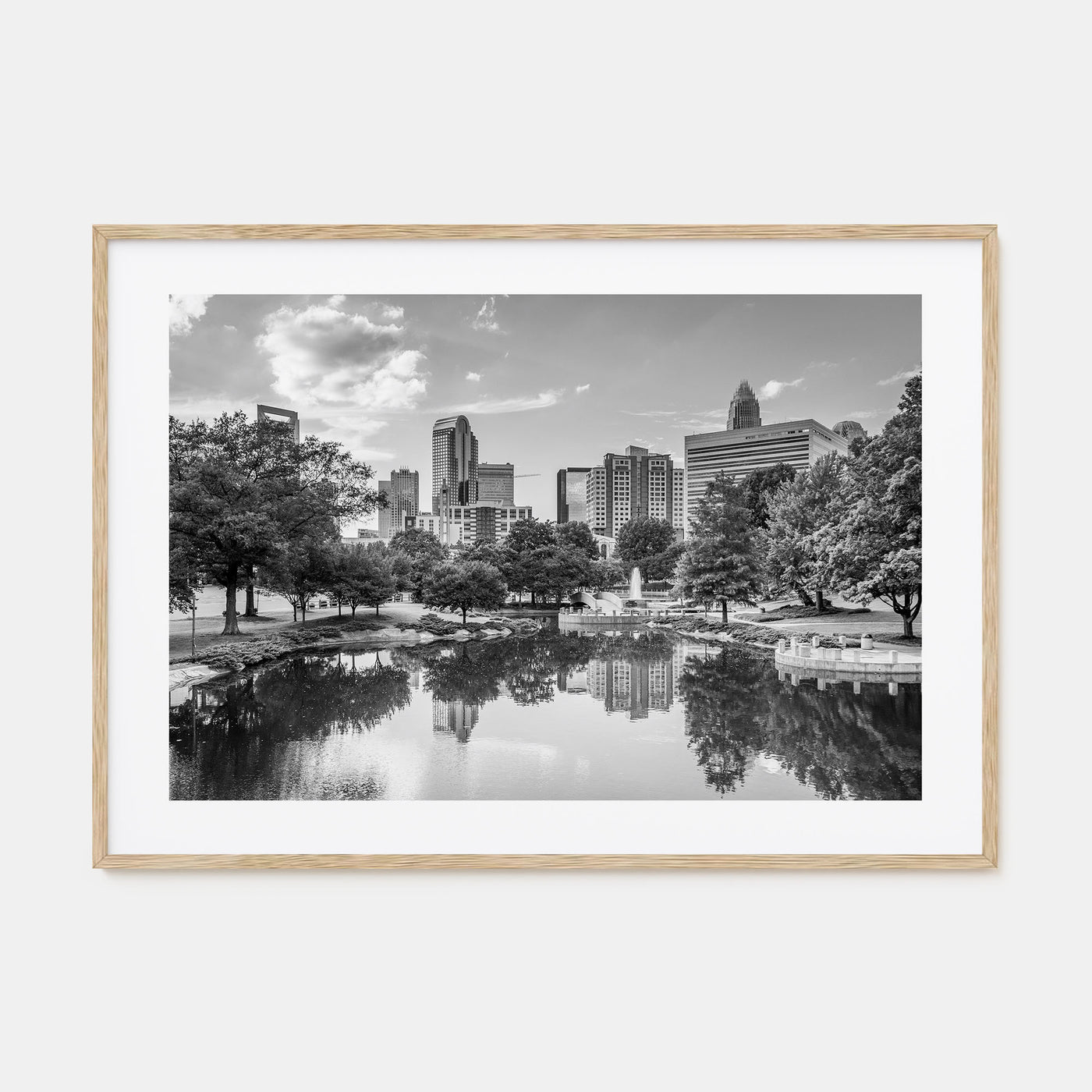 North Carolina Landscape B&W Poster