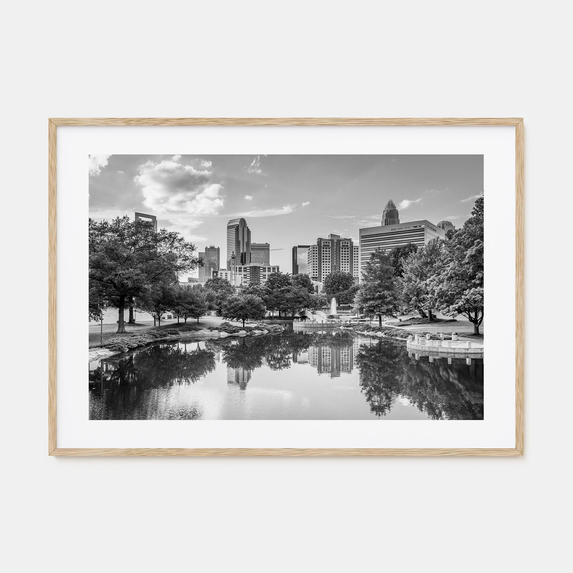 North Carolina Landscape B&W Poster