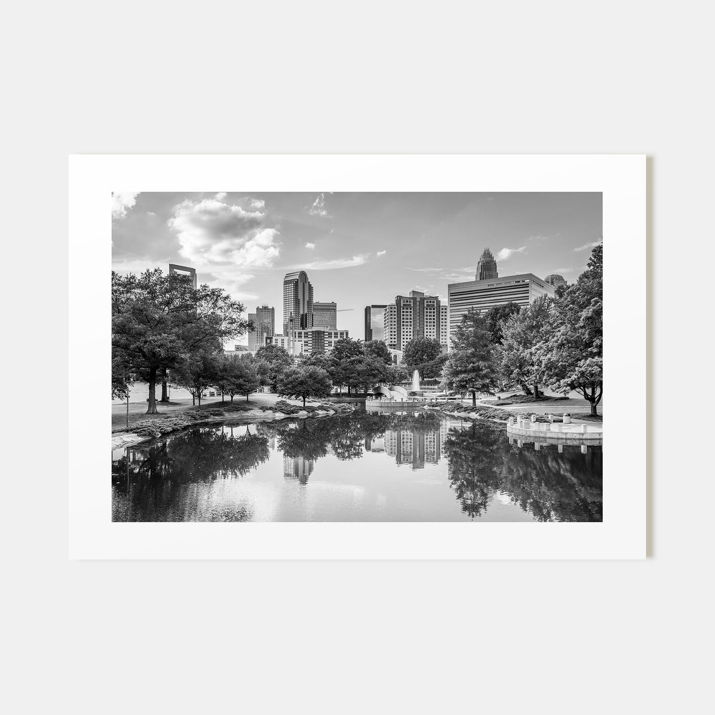 North Carolina Landscape B&W Poster
