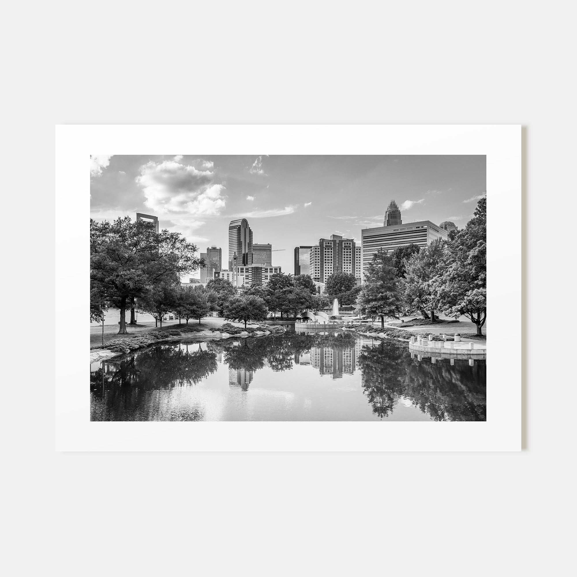 North Carolina Landscape B&W Poster