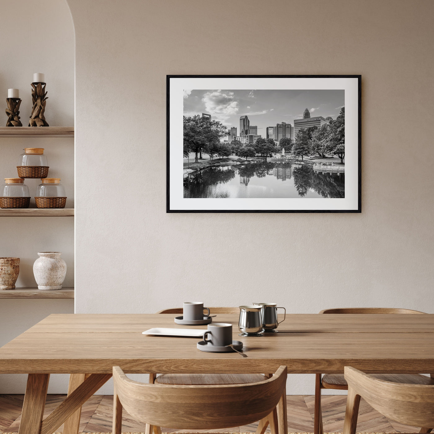 North Carolina Landscape B&W Poster