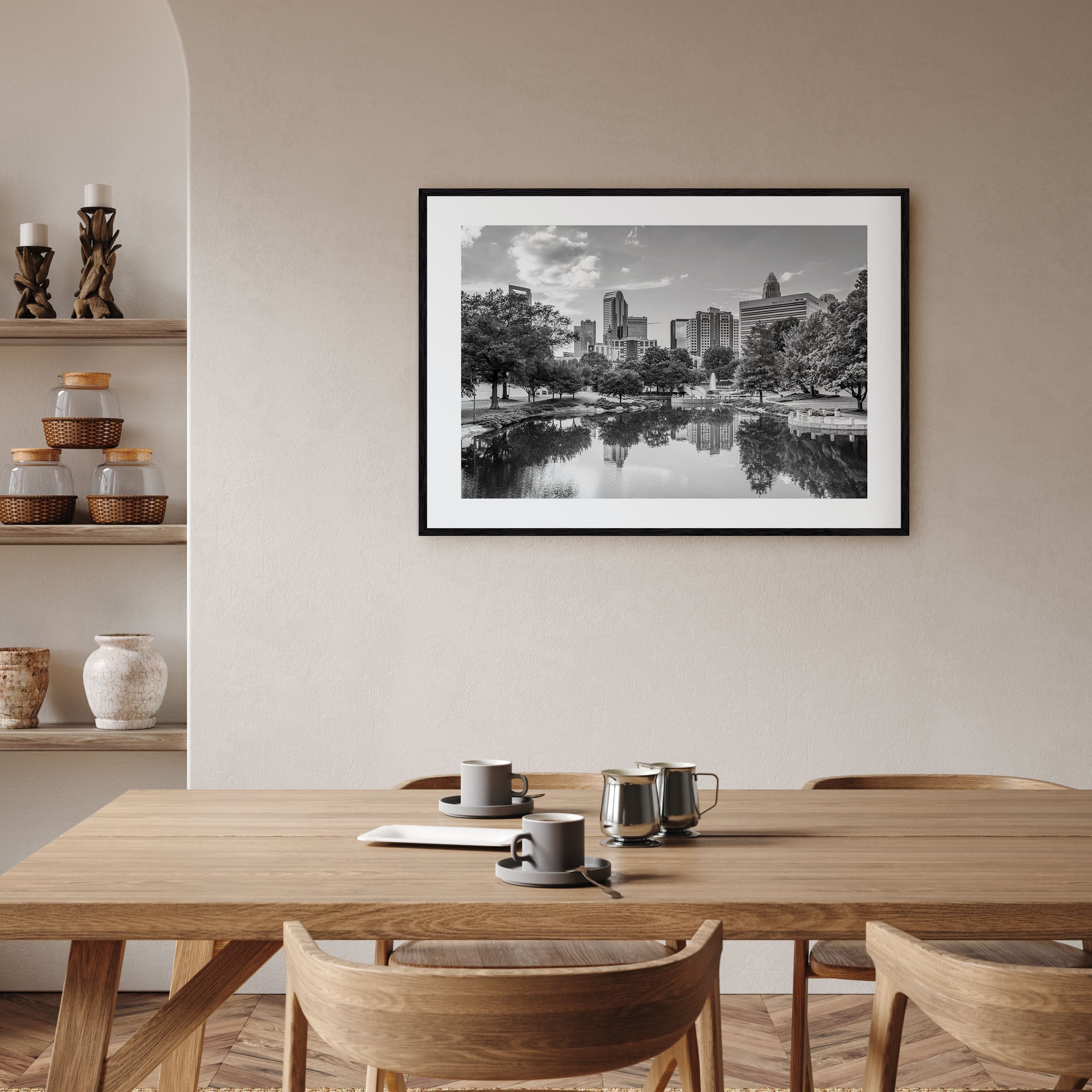 North Carolina Landscape B&W Poster