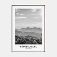 North Carolina Portrait B&W No 3 Poster