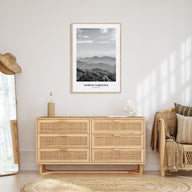 North Carolina Portrait B&W No 3 Poster